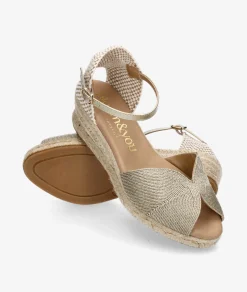 Mujer bloom&you Alpargatas*Alpargatas bloom&you AMBRETTA BAJA en oro