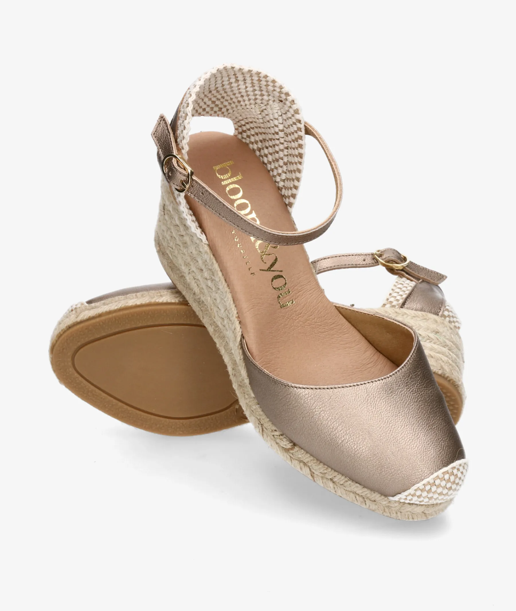 Mujer bloom&you Alpargatas*Alpargatas bloom&you KASTA en metalizado