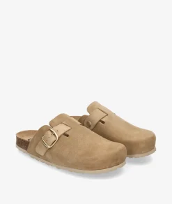 Mujer bloom&you Mules Y Zuecos*Bio bloom&you RITA en serraje taupe