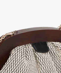Mujer pabloochoa.shoes Bolsos*Bolso de rafia 21021 en negro