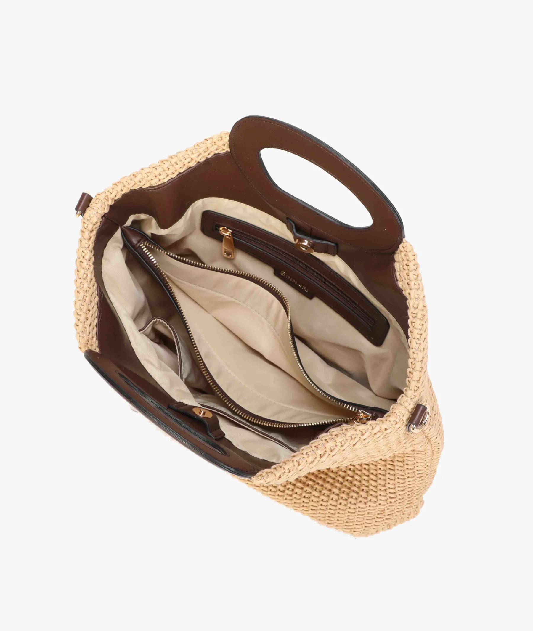 Mujer pabloochoa.shoes Bolsos*Bolso de rafia 20950 en camel