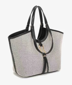 Mujer pabloochoa.shoes Bolsos*Bolso de rafia 21023 en negro