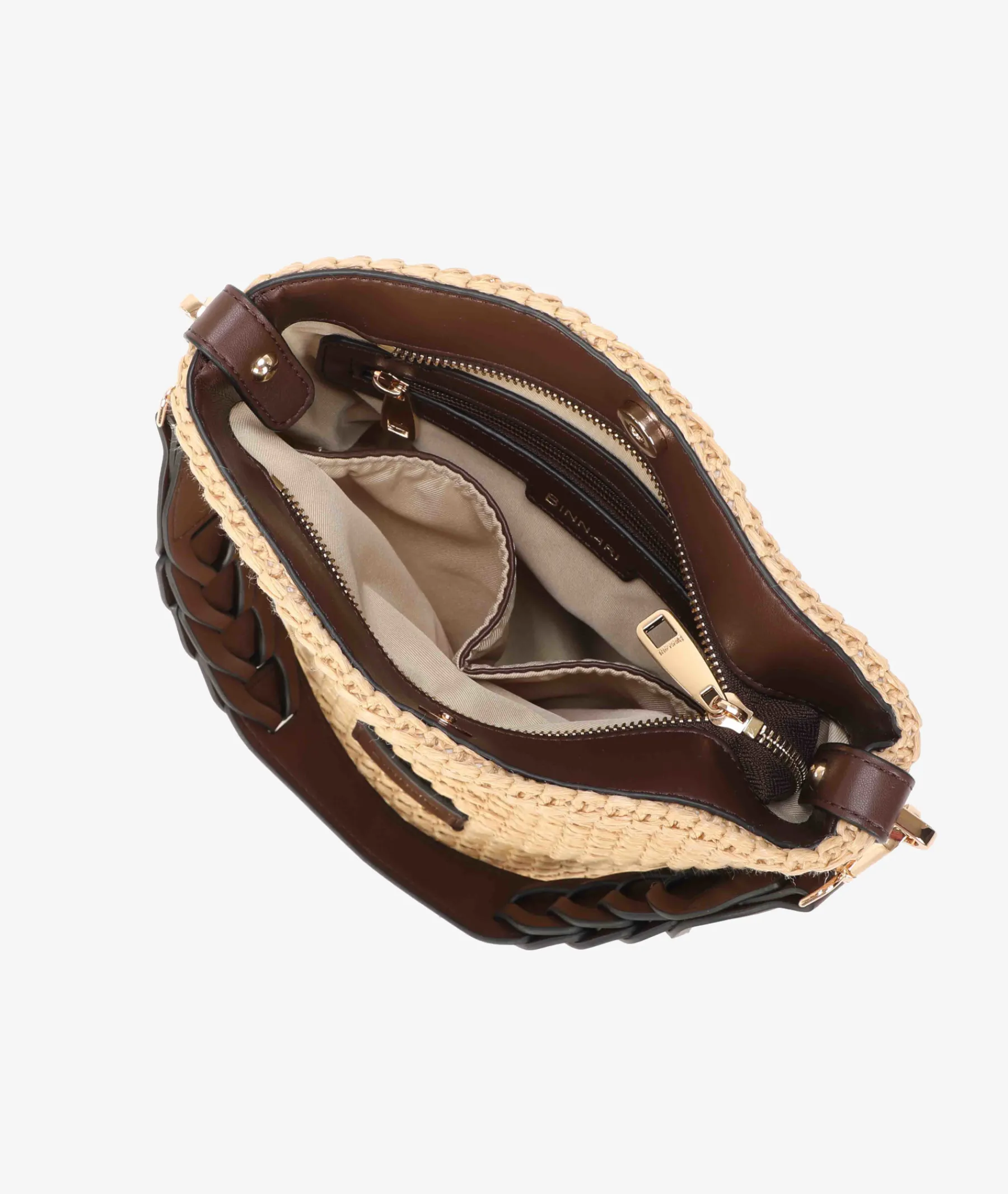 Mujer pabloochoa.shoes Bolsos*Bolso de rafia 20953 en camel
