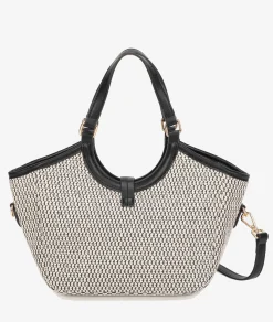 Mujer pabloochoa.shoes Bolsos*Bolso de rafia 21022 en negro