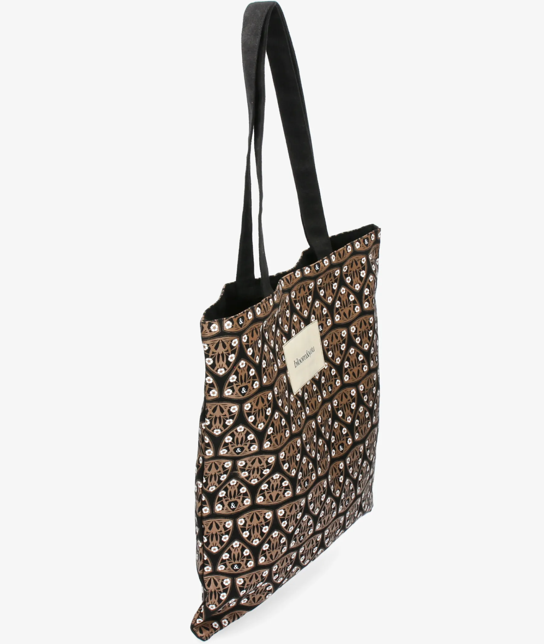 Mujer bloom&you Tote Bags|Bolsos*Bolso textil bloom&you ART DECO TOTE en negro