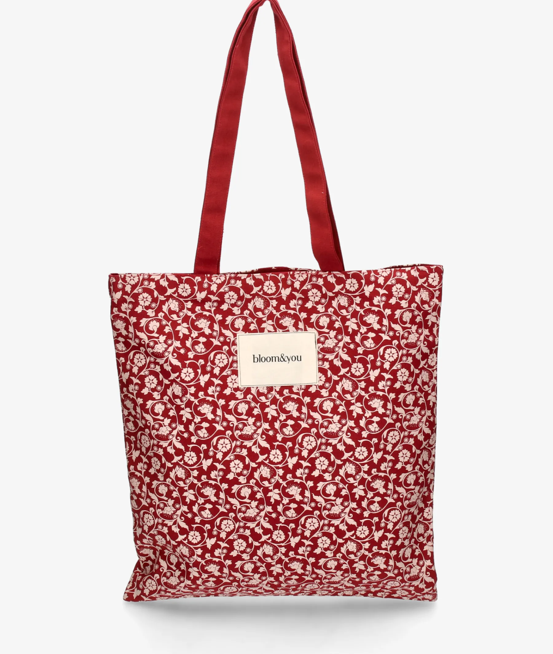 Mujer bloom&you Tote Bags|Bolsos*Bolso textil bloom&you FLOWER TOTE en cereza