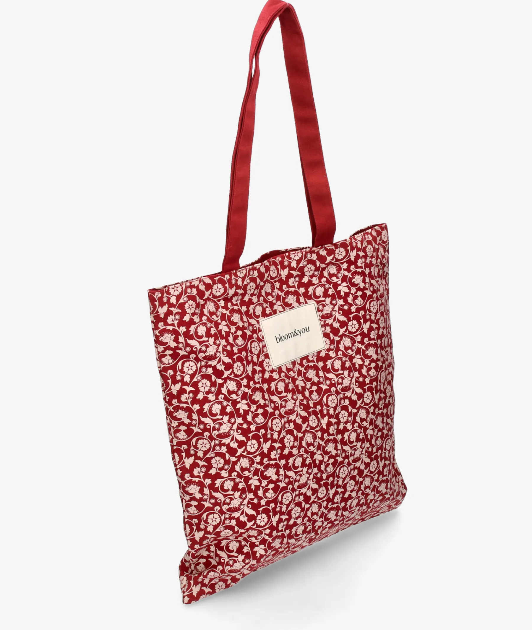 Mujer bloom&you Tote Bags|Bolsos*Bolso textil bloom&you FLOWER TOTE en cereza
