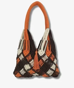 Mujer Martina K Bolsos*Bolso textil 9701 en marrón