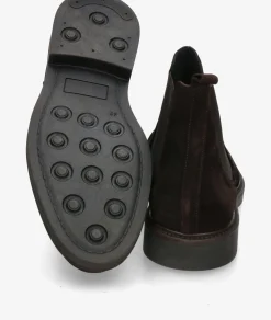 Hombre Traveris Botines*Botas 28969 en serraje marrón