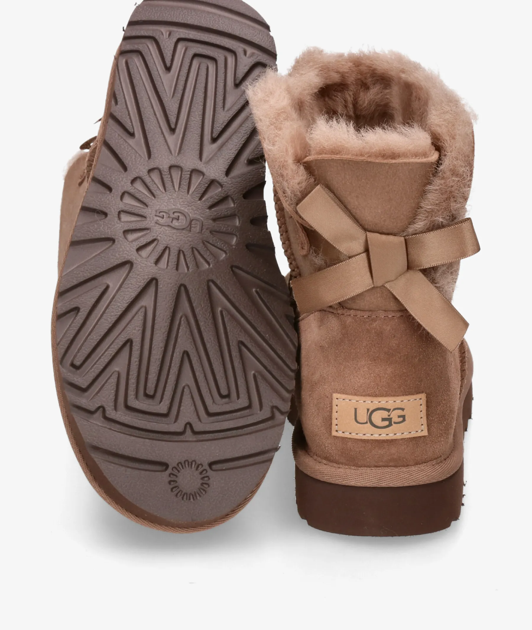 Mujer UGG Botines*Botas MINI BAILEY BOW en topo