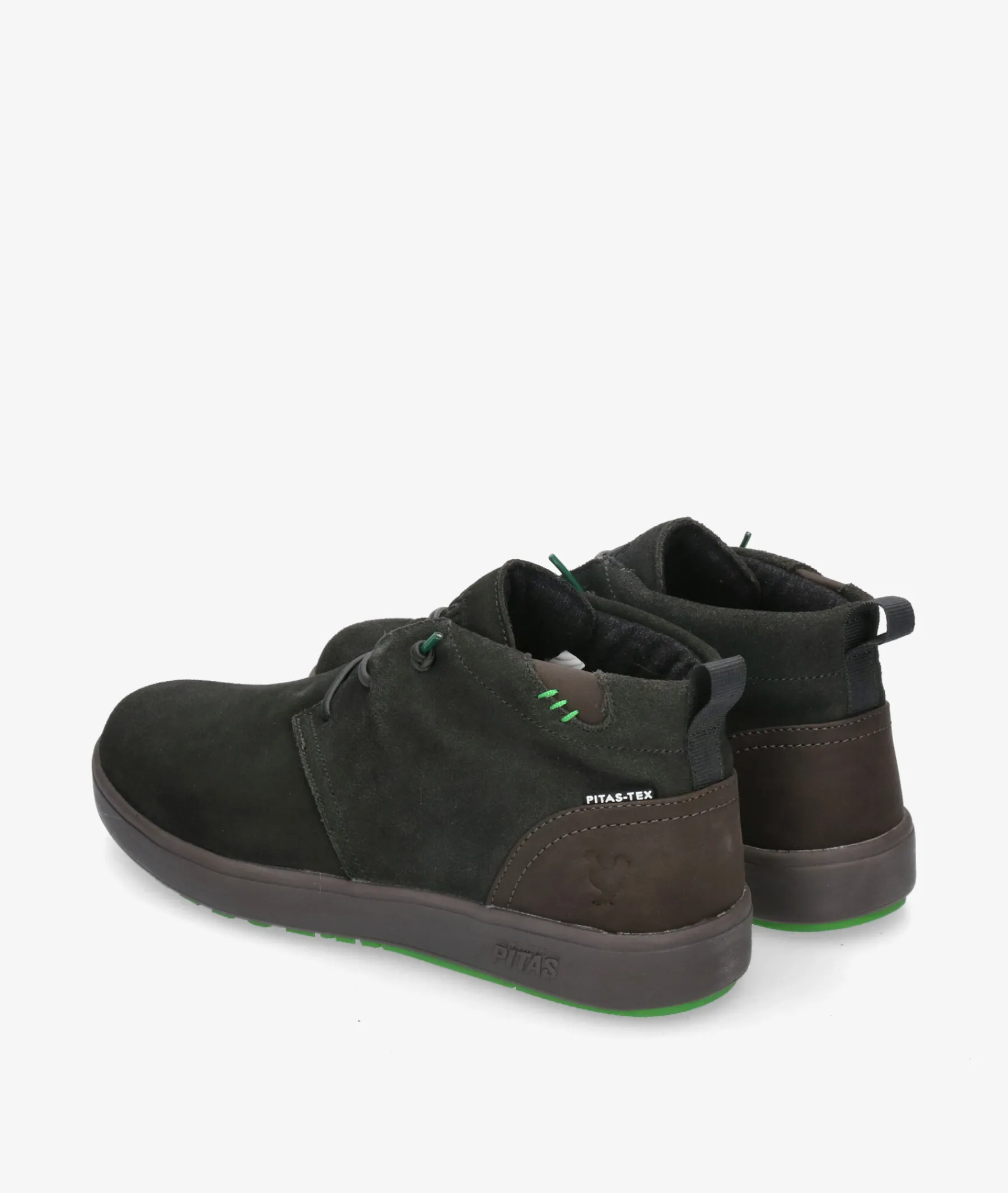 Hombre Walk in Pitas Botines*Botas JAYA en serraje kaki