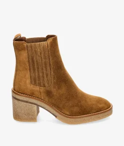 Mujer Alpe Botines*Botines 5239 en serraje cuero