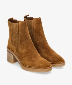 Mujer Alpe Botines*Botines 5239 en serraje cuero