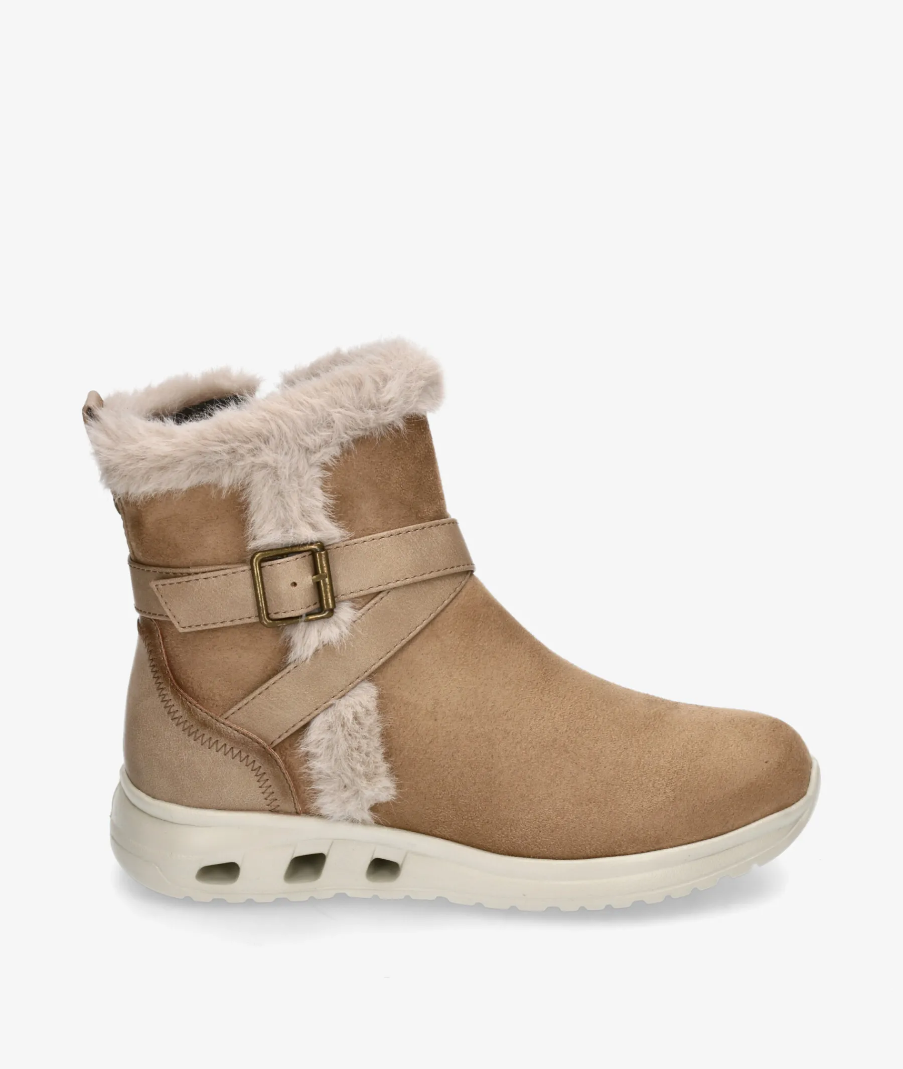 Mujer Amarpies Zapatos Confort|Botines*Botines 29413 en beige