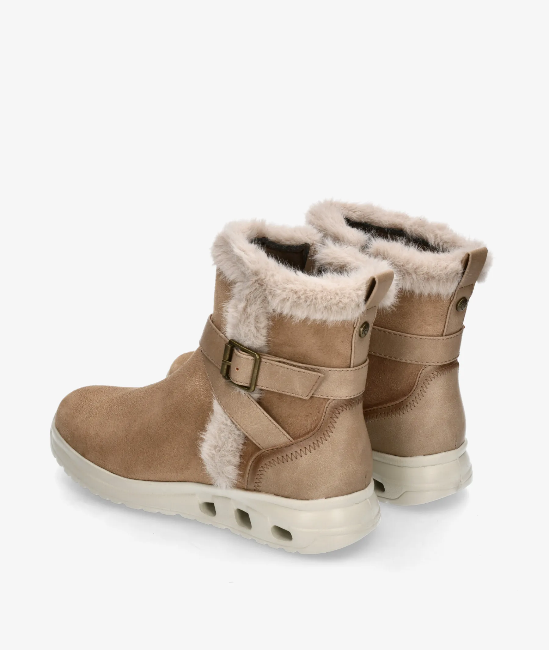 Mujer Amarpies Zapatos Confort|Botines*Botines 29413 en beige