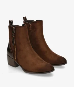 Mujer Amarpies Zapatos Confort|Botines*Botines 29504 en marrón