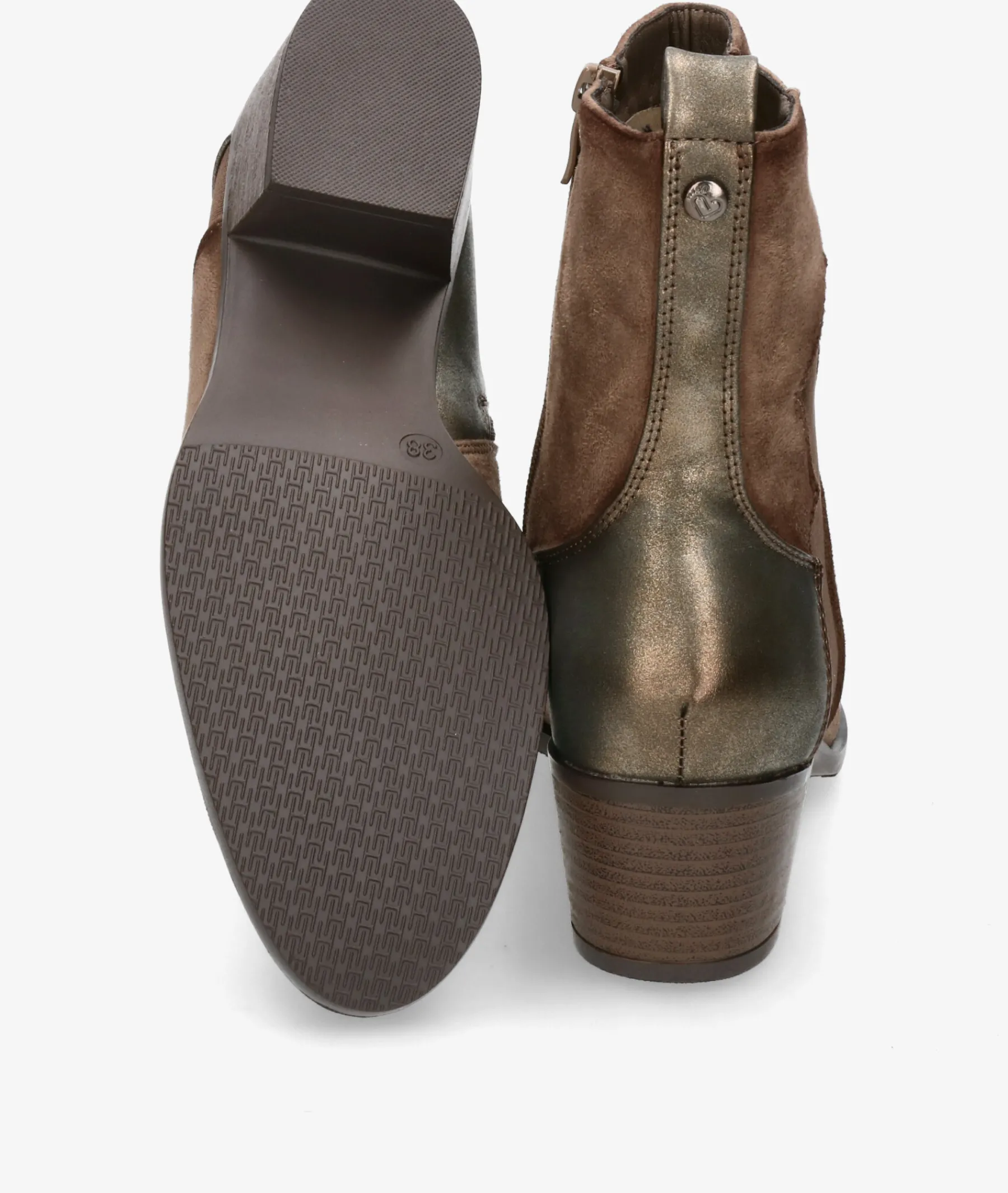 Mujer Amarpies Zapatos Confort|Botines*Botines 29503 en topo