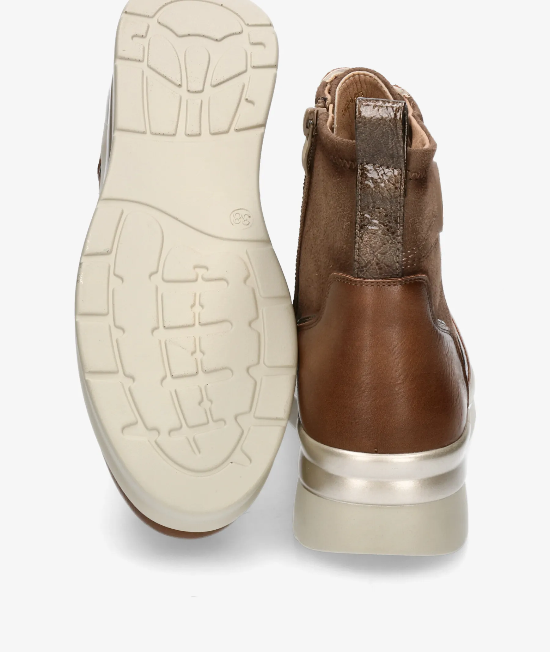 Mujer Amarpies Zapatos Confort|Botines*Botines 29422 en topo