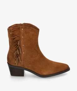 Mujer Carmela Botines*Botines 162663 en serraje cuero