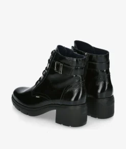 Mujer Fluchos Botines*Botines F2107 en charol negro