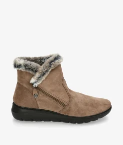 Mujer Imac Botines*Botines 856391 en serraje taupe