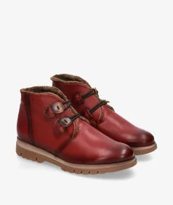 Mujer Kénnebec Botines*Botines 284 en cereza