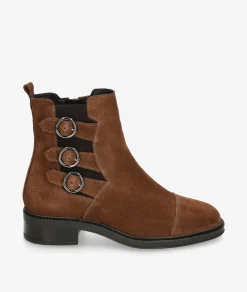 Mujer LOL Botines*Botines LUAR 7443 en serraje taupe