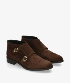 Mujer pabloochoa.shoes Botines*Botines 30704 en serraje marrón