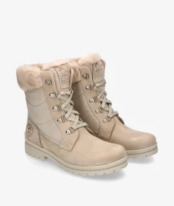 Mujer Panamá Jack Botines|Botas*Botines TUSCANI B28 en nobuck piedra