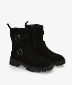 Mujer St Gallen Botines*Botines St. Gallen MIMOC-01 en serraje negro