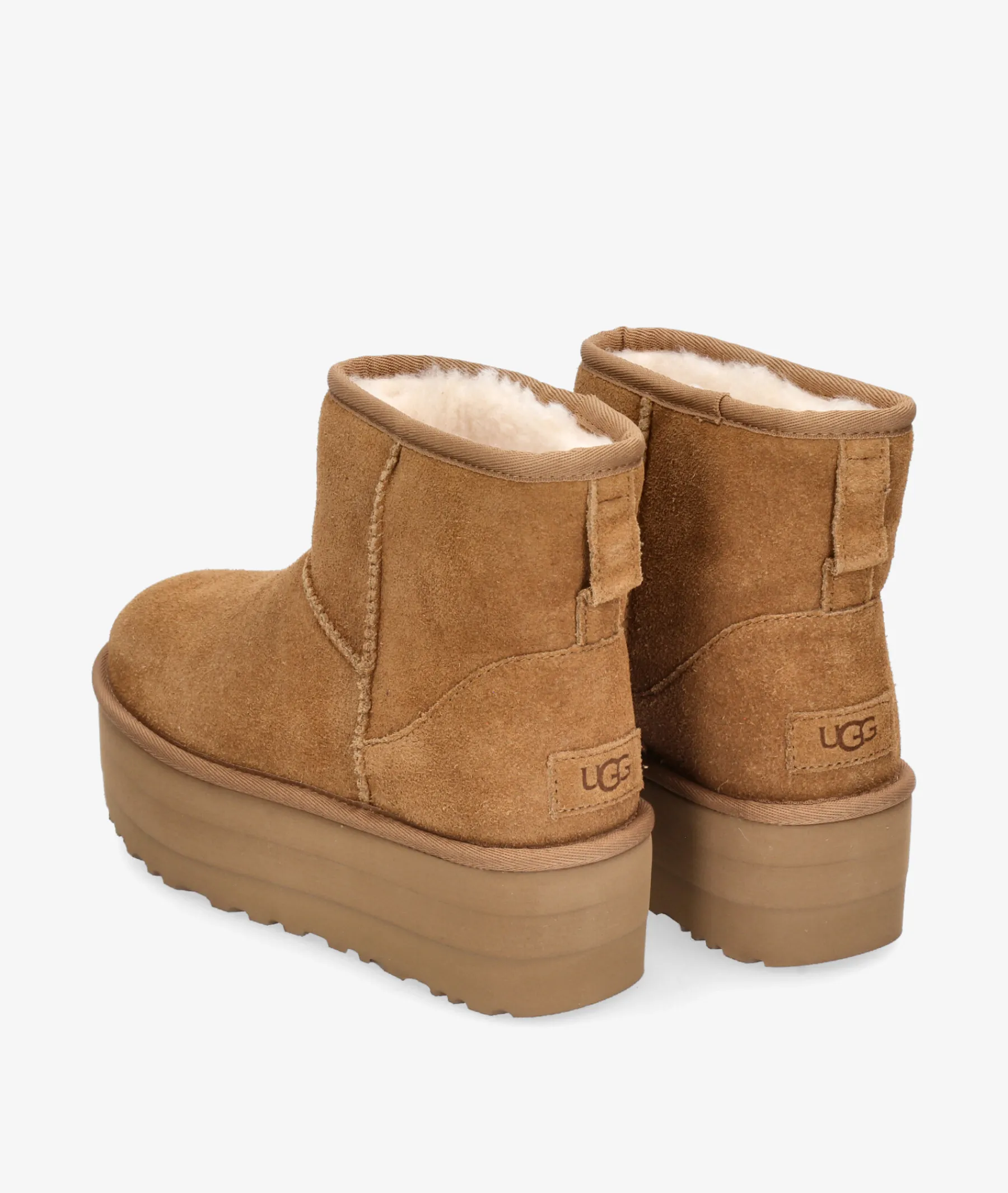 Mujer UGG Botas|Botines*Botines CLASSIC MINI PLATFORM en cuero