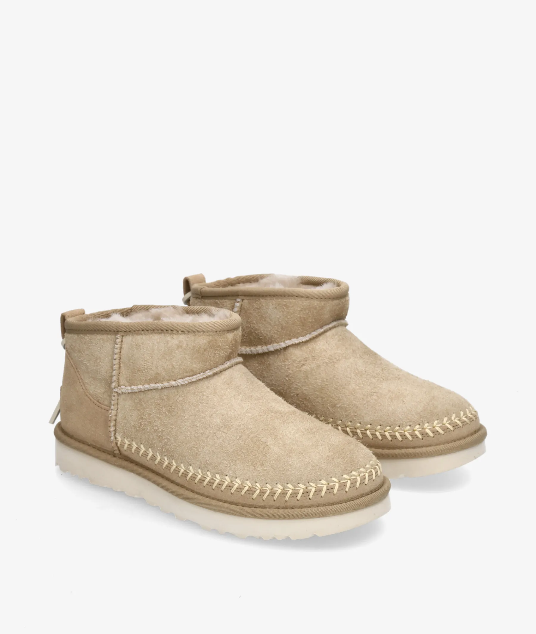 Mujer UGG Botines|Botas*Botines CLASSIC ULTRA MINI BIARRITZ en beige
