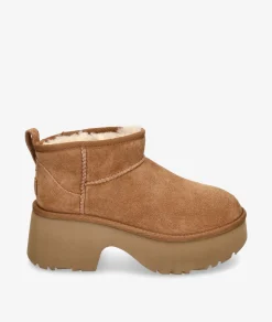 Mujer UGG Botas|Botines*Botines CLASSIC ULTRA MINI NEW HIGHTS en cuero