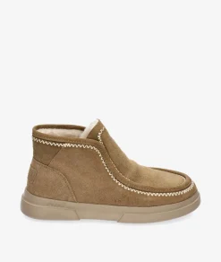 Mujer Walk in Pitas Botines*Botines ASPEN en serraje cuero
