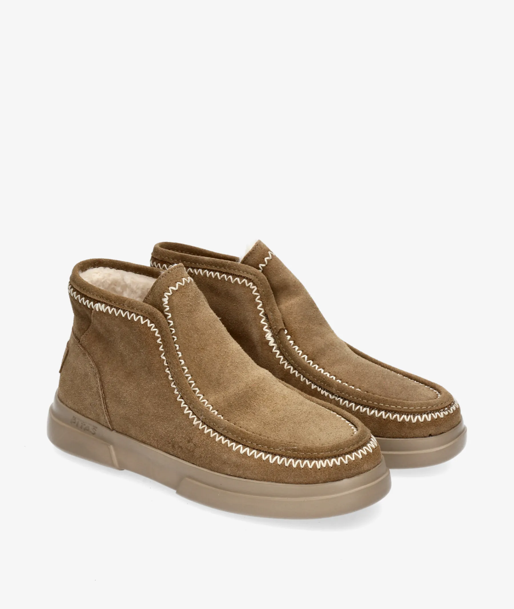 Mujer Walk in Pitas Botines*Botines ASPEN en serraje cuero