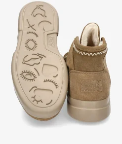 Mujer Walk in Pitas Botines*Botines ASPEN en serraje cuero