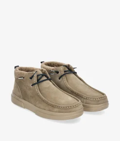 Mujer Walk in Pitas Botines*Botines GARDA en serraje taupe