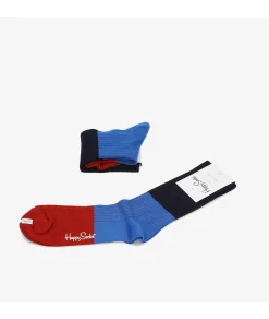 Mujer Happy Socks Calcetines|Calcetines*Calcetínes unisex BLR01-6001 en azul marino