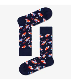 Mujer Happy Socks Calcetines|Calcetines*Calcetínes unisex RFI01-6500 en azul marino