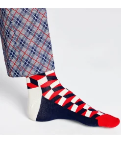 Mujer Happy Socks Calcetines|Calcetines*Calcetínes unisex FIO01-6550 en rojo