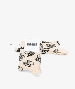 Mujer Happy Socks Calcetines*Calcetínes unisex P000136 en beige