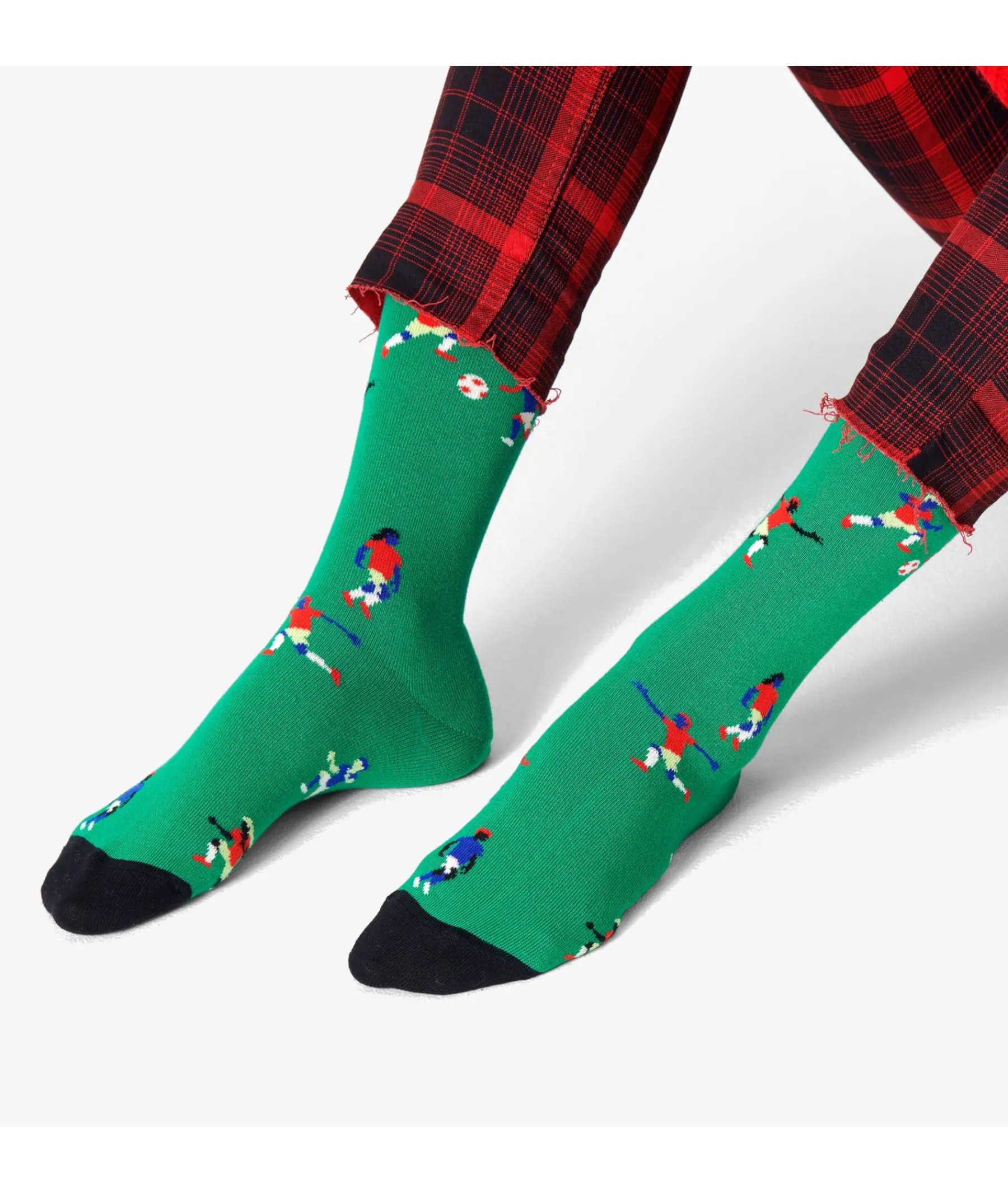 Mujer Happy Socks Calcetines|Calcetines*Calcetínes unisex FOO01-7300 en verde