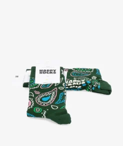 Mujer Happy Socks Calcetines*Calcetínes unisex P000086 en verde