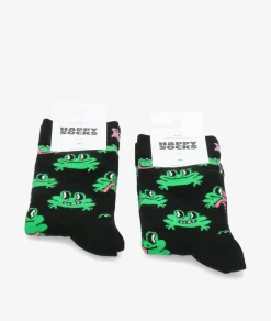 Mujer Happy Socks Calcetines*Calcetínes unisex P000062 en negro