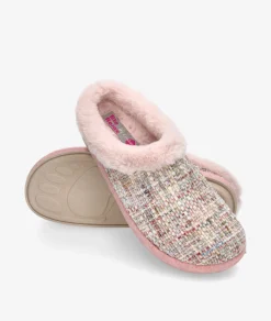 Mujer Bio Relax Zapatillas De Casa*Chinela 12049 en nude