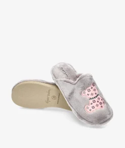 Mujer Garzón Zapatillas De Casa*Chinela P482