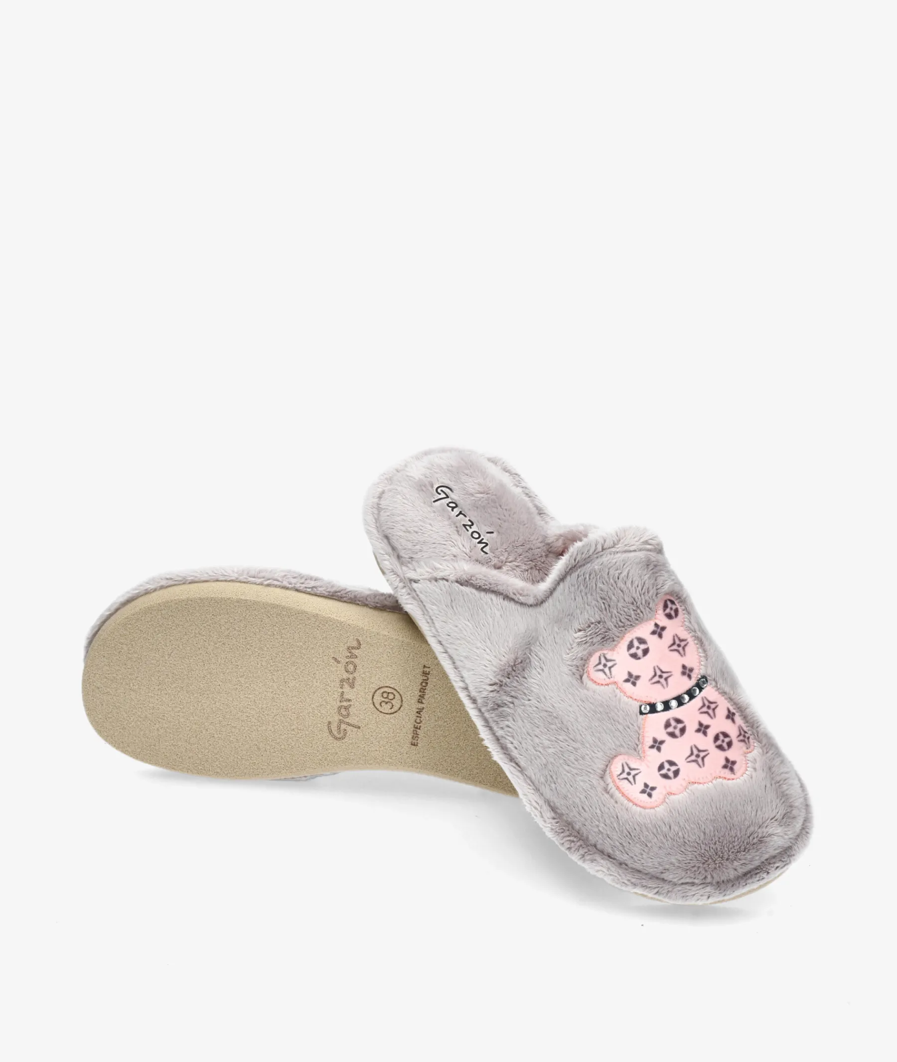 Mujer Garzón Zapatillas De Casa*Chinela P482