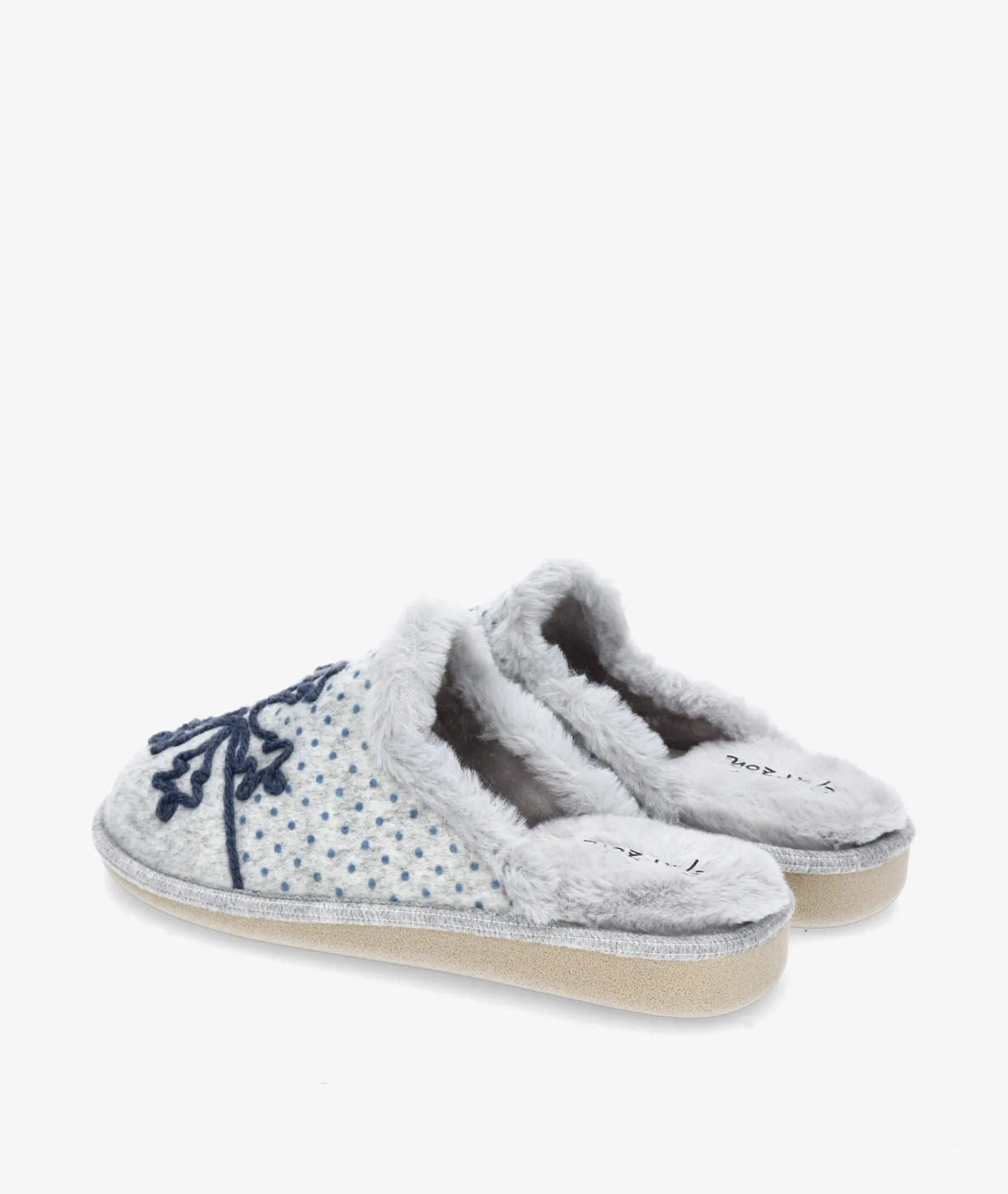 Mujer Garzón Zapatillas De Casa*Chinela P481