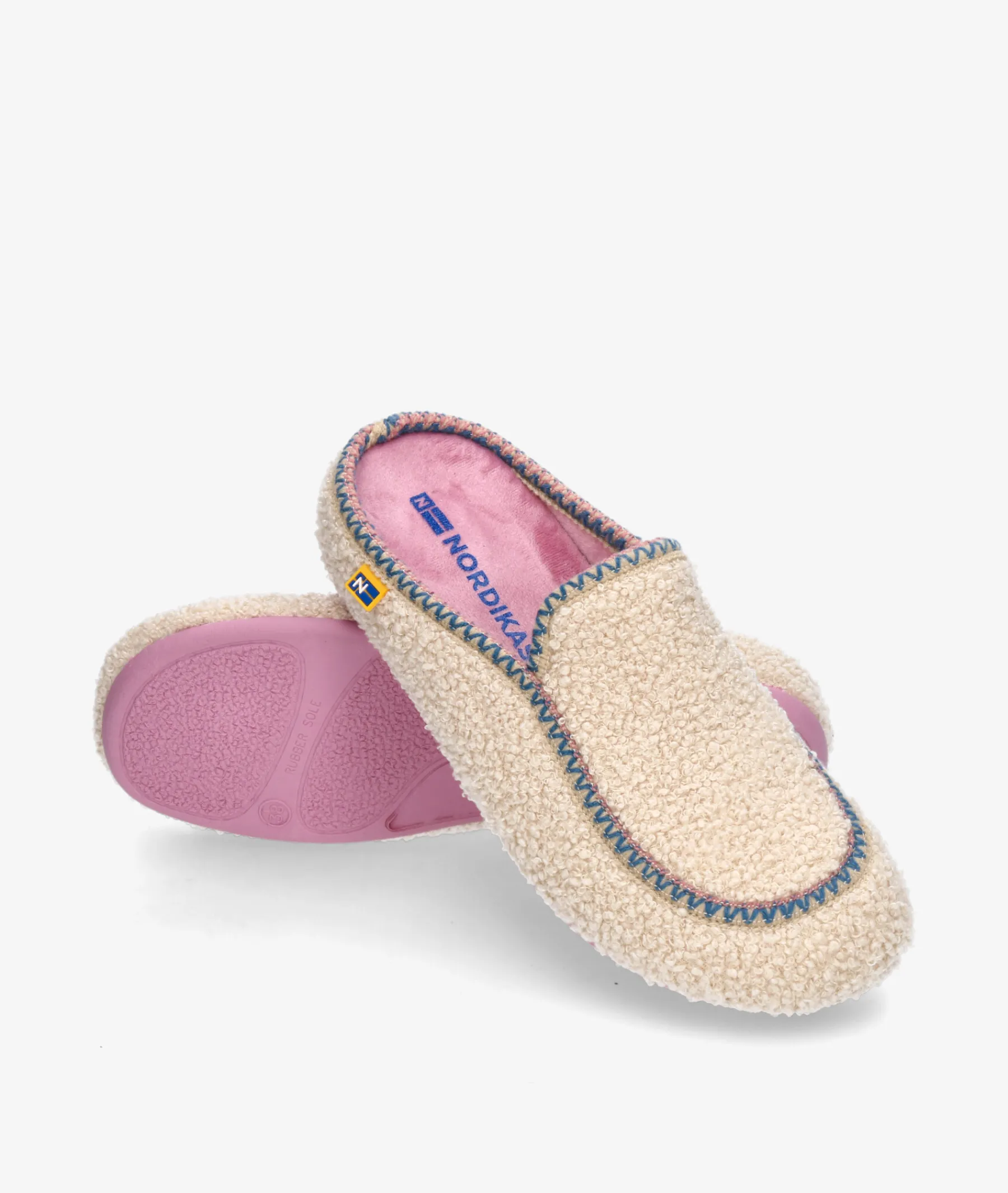 Mujer Nordikas Zapatillas De Casa*Chinela 2190 en beige