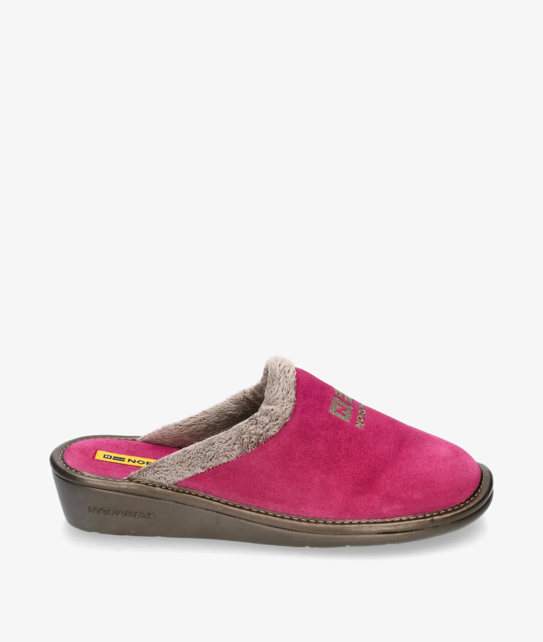 Mujer Nordikas Zapatillas De Casa*Chinela 238-O/8 en serraje